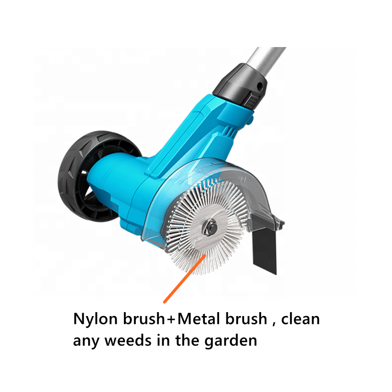 Electric 18v Battery Portable Cordless Weed Sweeper Garden Patio Roller Weed Brush Grass Cutter Weedeater model WS-L0118