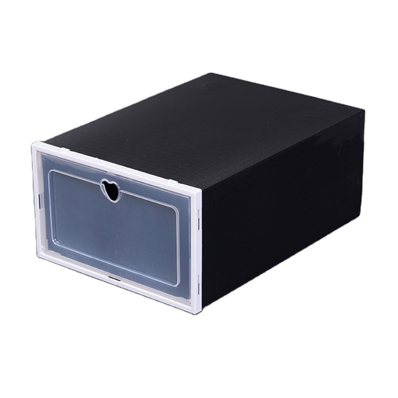 sneaker box led Transparent plastic sneaker Box Shoe Storage magnetic shoe storage men shoe box