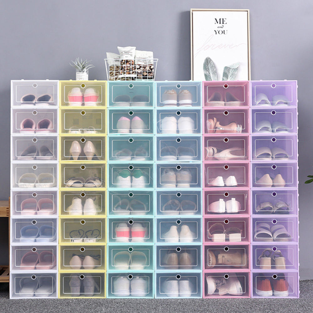 Foldable and Versatile Shoe Cubes for Sneakers Stackable Shoe Storage Organizers shoe boxes wholesale