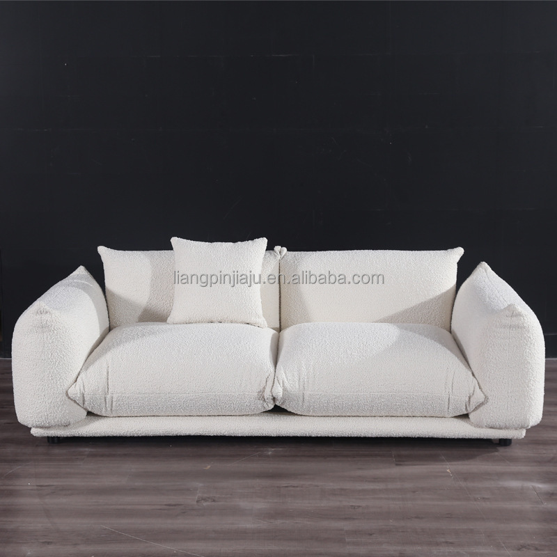 Unique Teddy snowflake velvet puffy sofa modern sofa set luxury lounge lazy floor sofa