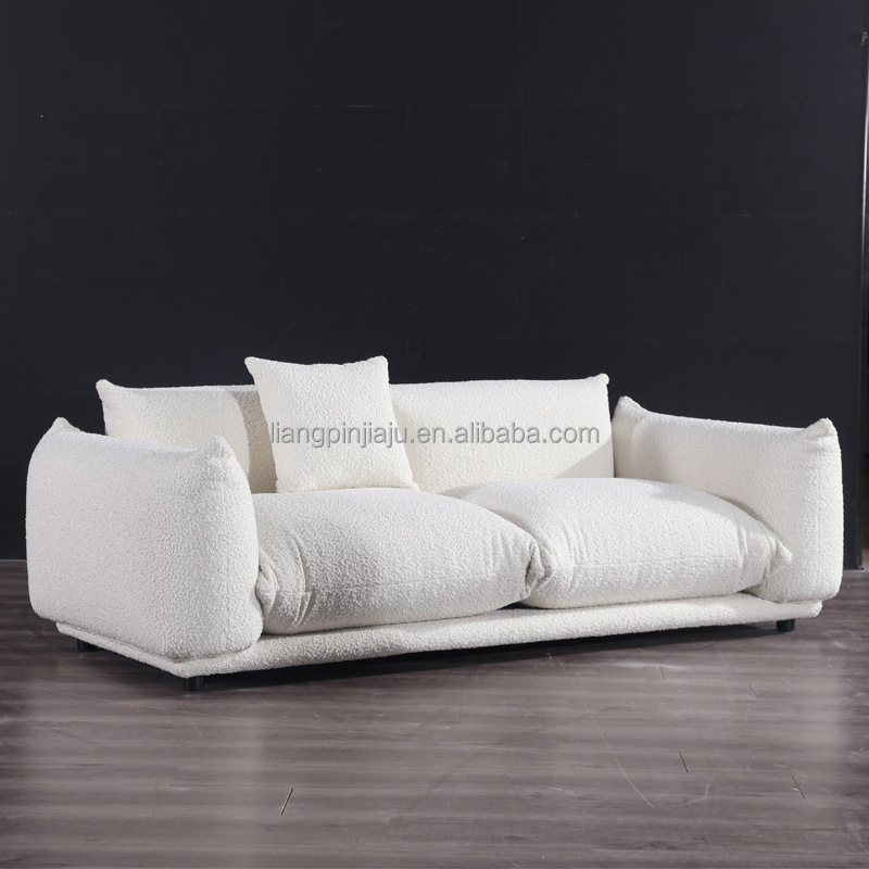 Unique Teddy snowflake velvet puffy sofa modern sofa set luxury lounge lazy floor sofa