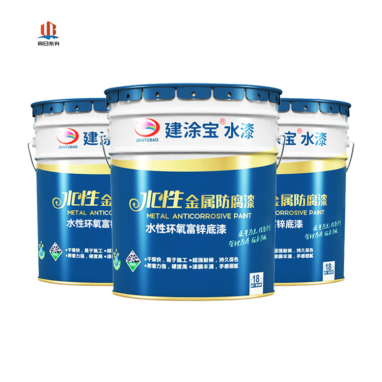 High Performance Epoxy Coating Waterbased Epoxy Anticorrosive Zinc Metal Paint