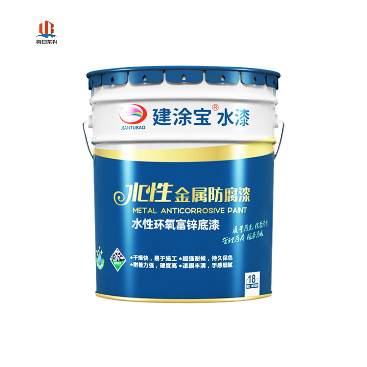 High Performance Epoxy Coating Waterbased Epoxy Anticorrosive Zinc Metal Paint