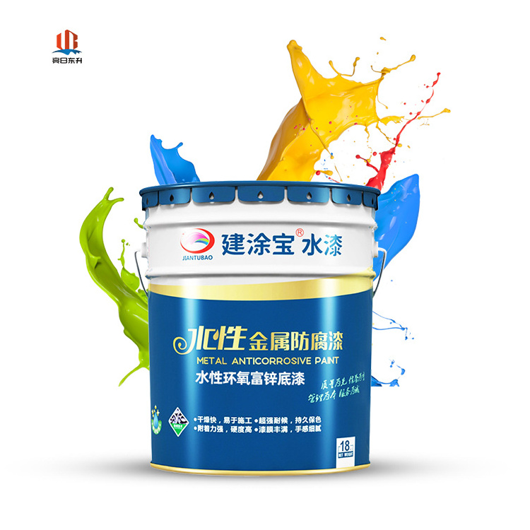 High Performance Epoxy Coating Waterbased Epoxy Anticorrosive Zinc Metal Paint