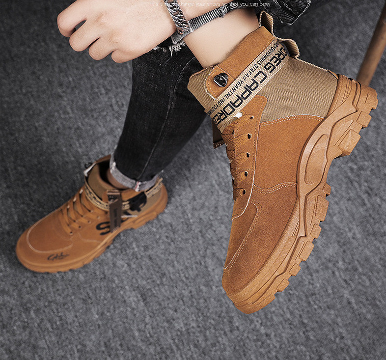 Fall popular sneaker design winter man shoes boots sport fashion boot for men