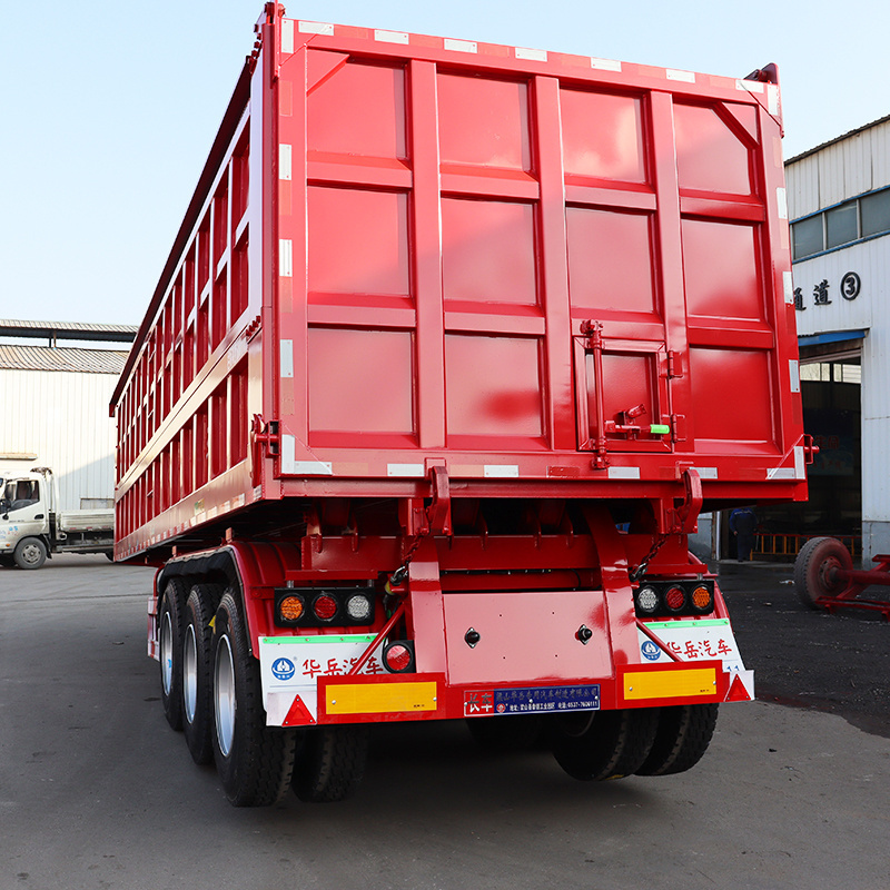 Factory Direct Tipper Trailer 3 Axle 20-50 Tons Dump Container Semi Trailer From China Delivery