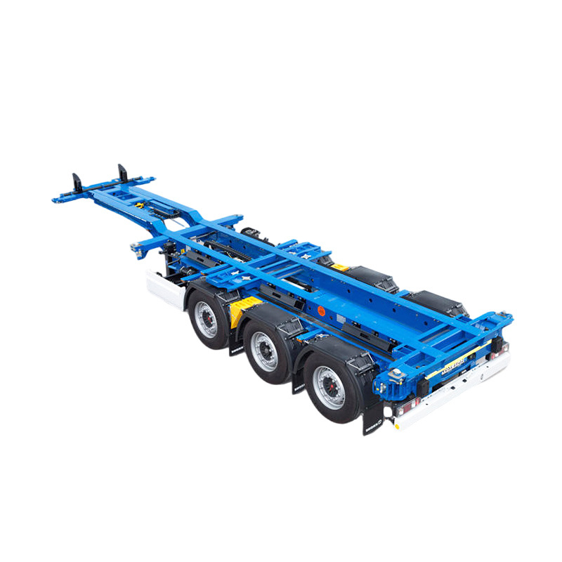 12m 40 Feet 3 Axles Lowbed Semi Truck Trailer for Sale Steel 50 20 Ft 100 Ton Trailer