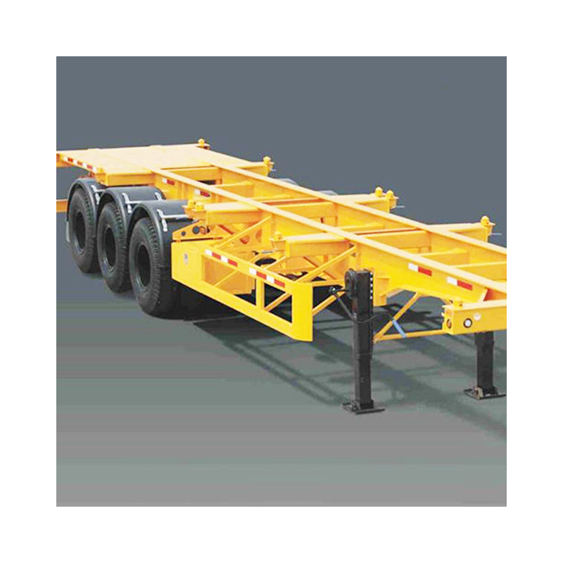 Manufacturer China 40 Feet 20 Ft 50 Ton 60 80 100 Ton Equipment Trailer Skeleton Semi Trailer