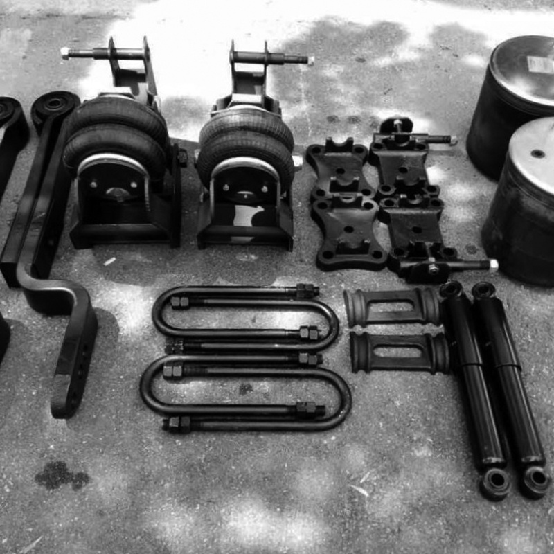 High Quality Universal Trailer Air Suspension Kit Trailer Air Bag Suspension With Axles