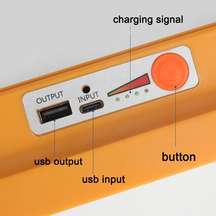 Top sale emergency light 100w 200w power bank portable multi-functional lighting led solar light