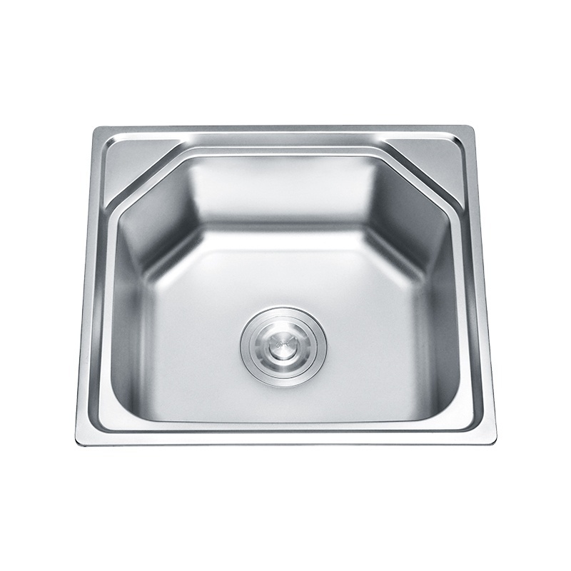 Classic Style  Portable  Single Bowl Farm House Kitchen Sink Smart 304 Stainless Steel Sliver Kitchen Sink