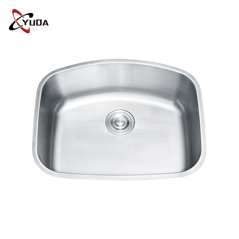 Stainless Steel Single Bowl Kitchen Sink Wash Basin Sink Farmhouse Kitchen Sinks For Home Restaurant