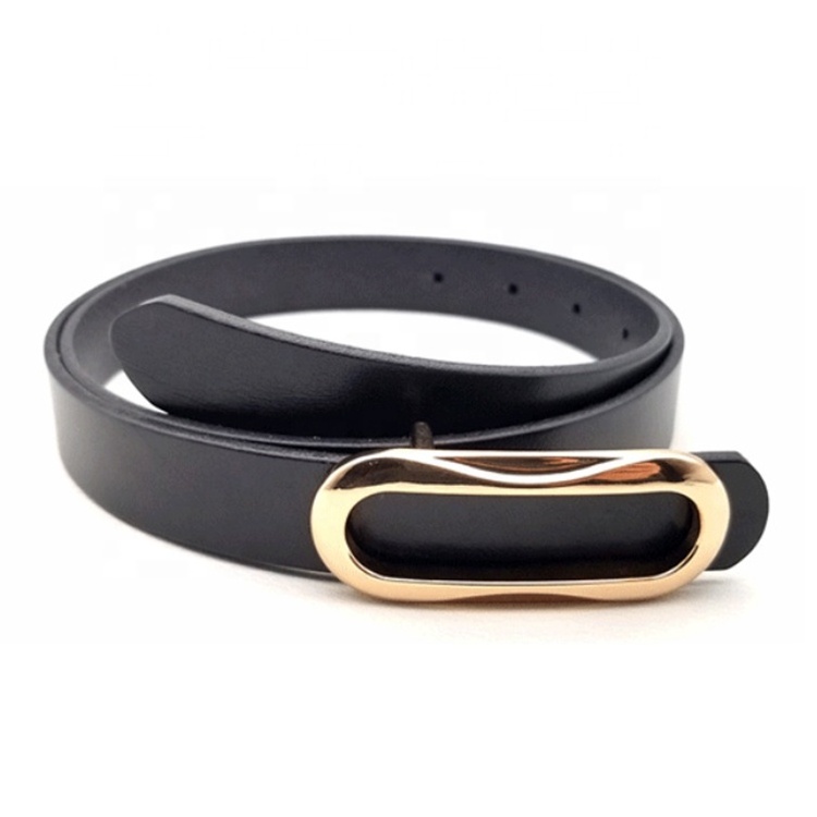 Moder custom plain women genuine leather belt supplier