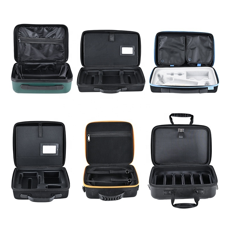 ISO BSCI Factory custom carrying portable protective storage box case EVA hard shell case with foam plastic EVA tool case