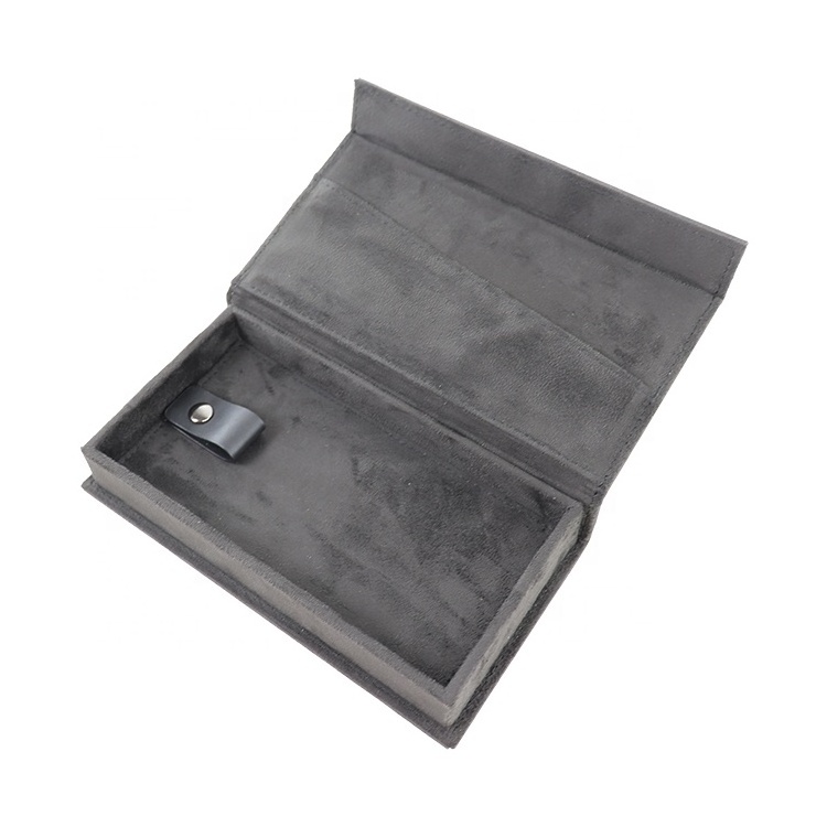 BSCI  ISO Factory gift tool case velvet fabric hard case key case leather gift box pu leather box leather key holder box factory