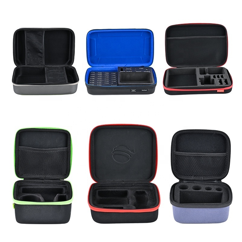 ISO BSCI Factory custom carrying portable protective storage box case EVA hard shell case with foam plastic EVA tool case