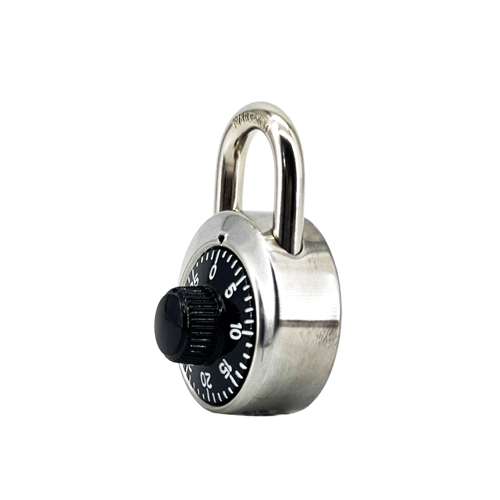 High Security Gym Round Combination Lock 3-Dial Rotary Padlock Multiple Colors School Locker Combination Padlock