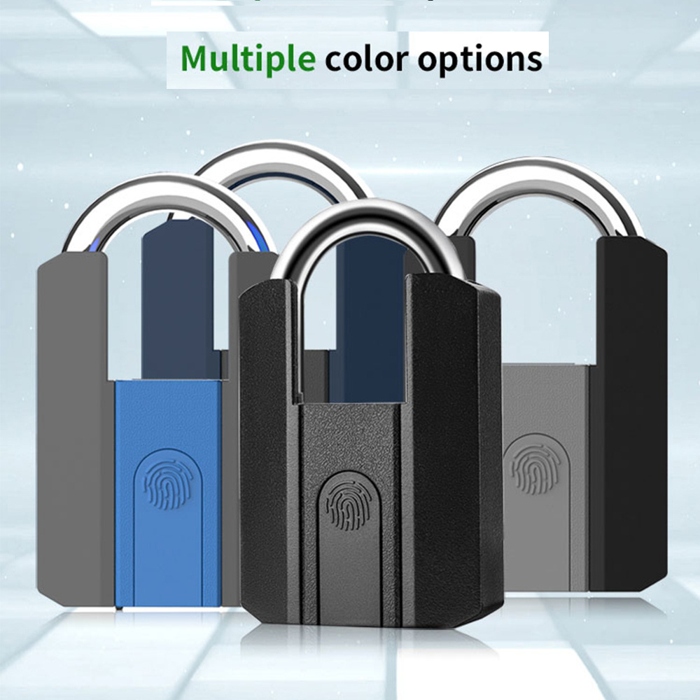 High Quality TTLock App Fingerprint Locks Smart Remote Padlock IP67 Weatherproof Padlock For Doors