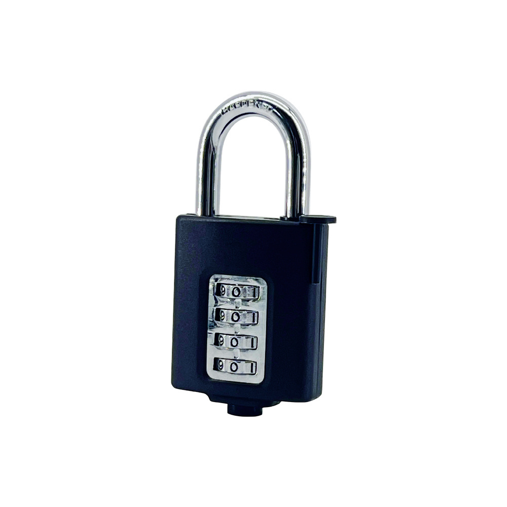 Black Factory Price Basics 4-Digit Combination Lock For School Gym Sports Locker 4 Digit Code Pad Lock