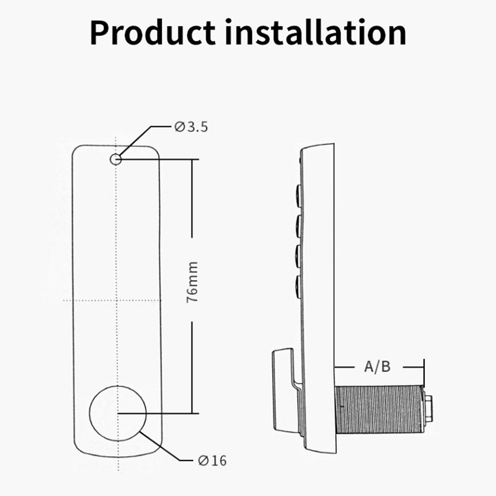 High Quality Keyless Digital Alloy Keyless Wooden Drawer Password Lock,Electronic Childproof Furniture Lock