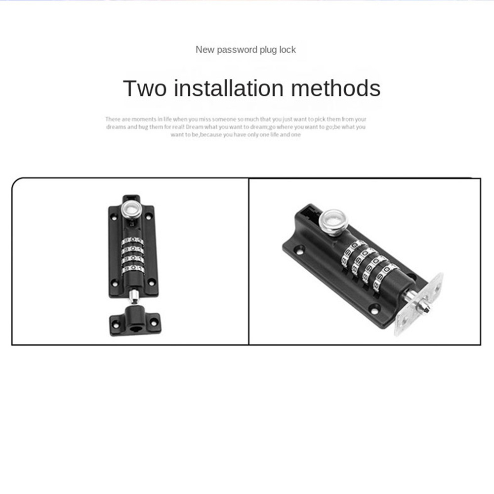 Keyless Waterproof and Rust Proof Combination Latch Door Lock To Keep Safe for Heavy Duty Steel Gate Door