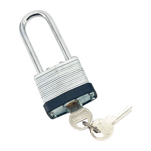 Factory Wholesale Cold Sheet Pad Lock Small Heavy Duty Padlock Long Hardened Shackle Lockers Locks