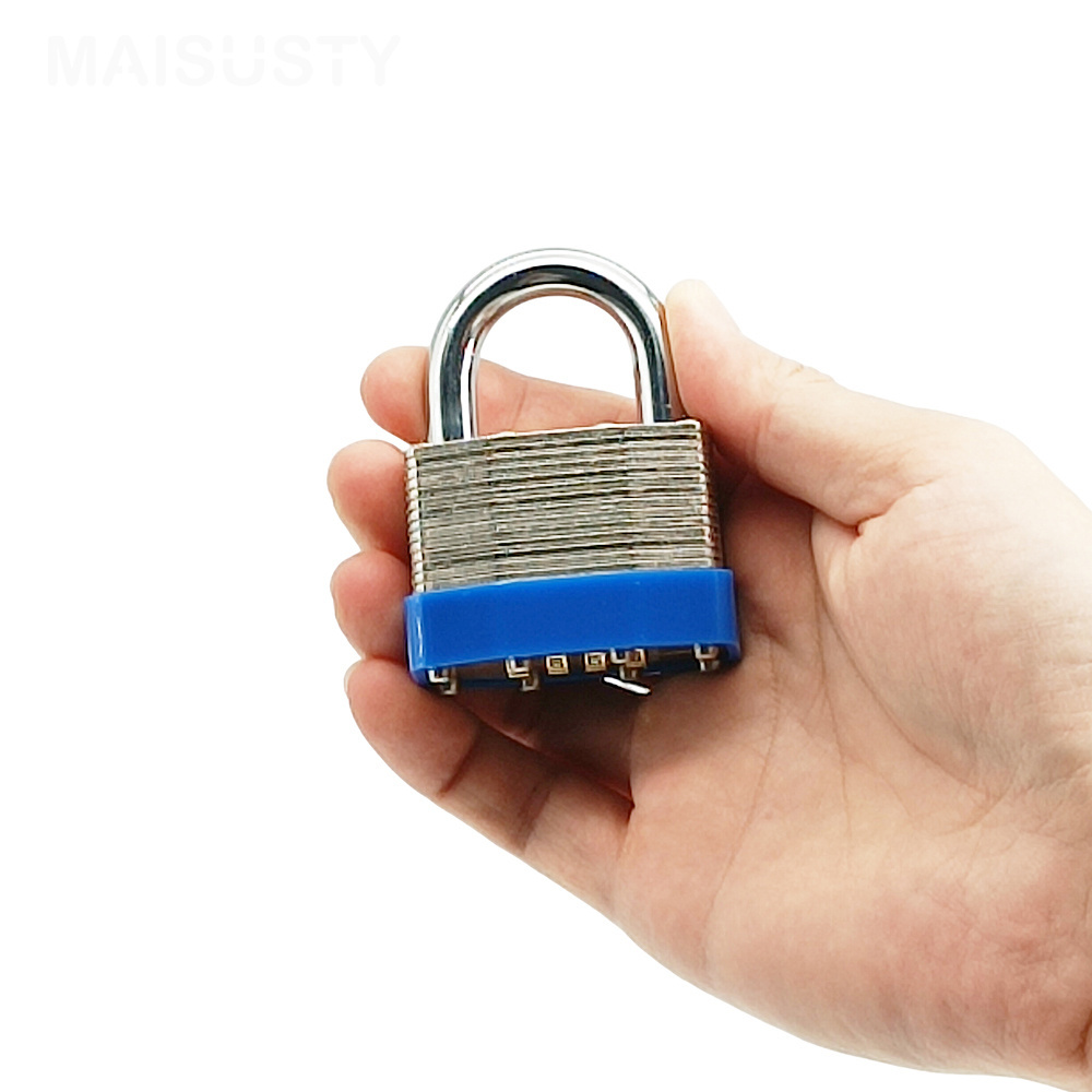 Laminated Padlock With Common Keyless Digital Padlock Anti-Theft Hardened Steel Pad Locks