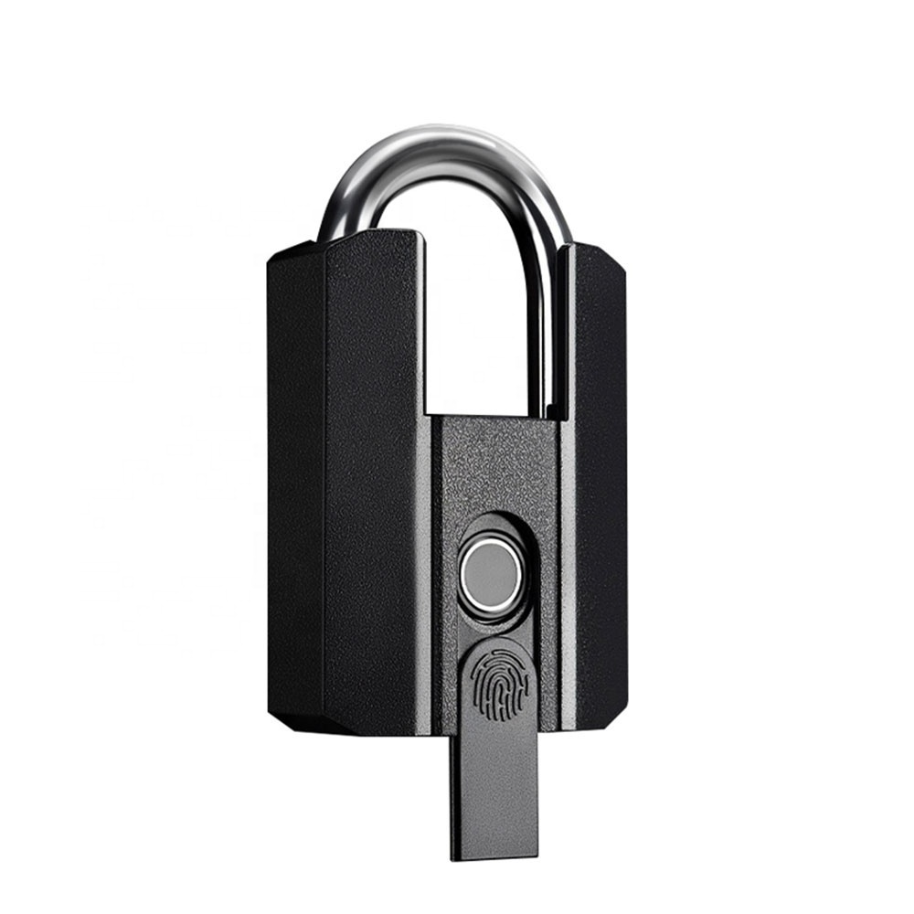 High Quality Unique Touch Smart Electronic Fingerprint Padlock  TTLock Smart Padlock Remote For Doors