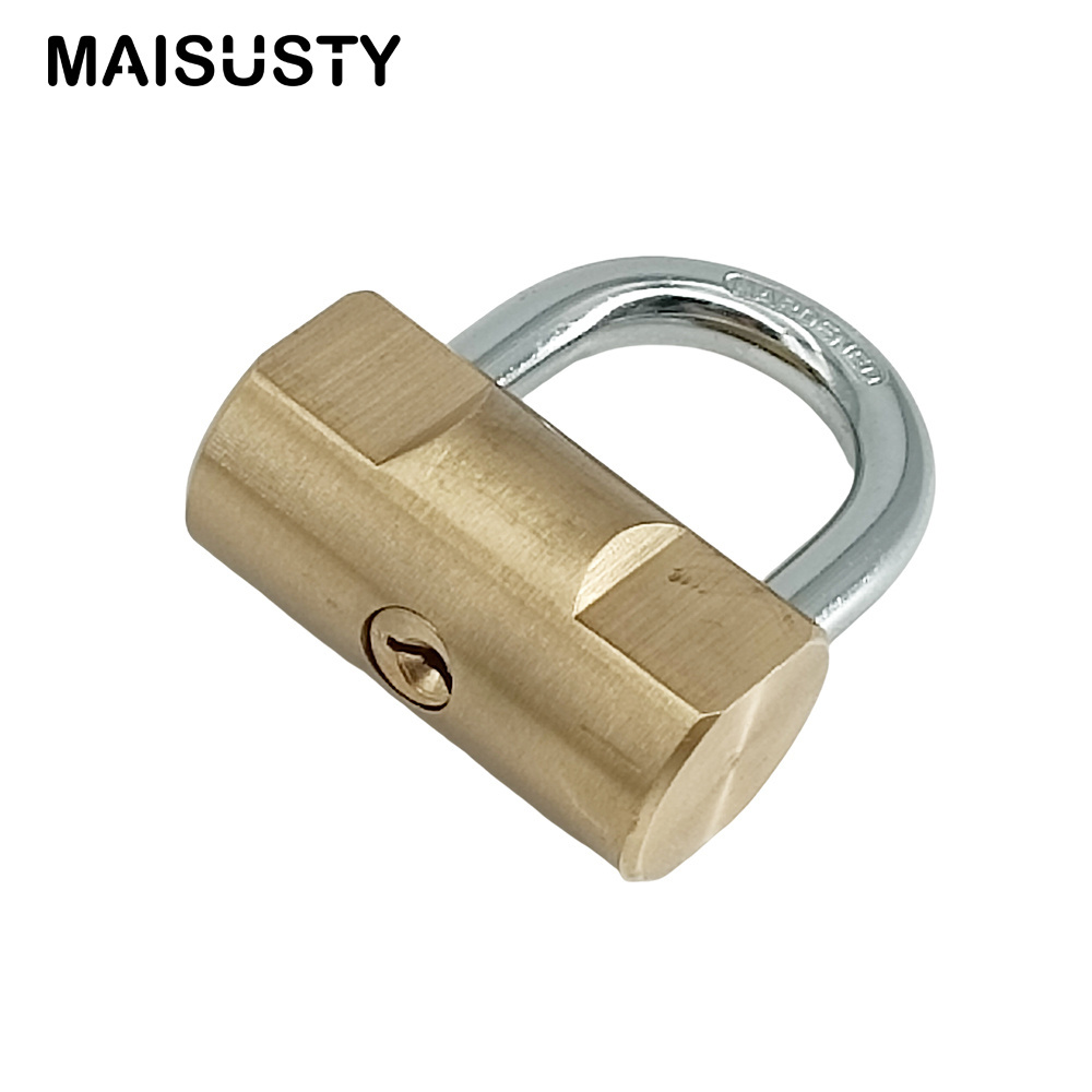 Warehouse Harden Steel Shackle 60mm Padlock Quality Locking Pad Lock Solid Hammer Shape Padlock