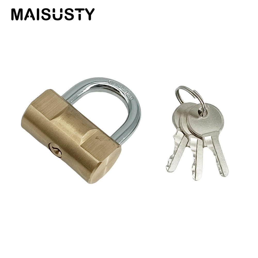 Warehouse Harden Steel Shackle 60mm Padlock Quality Locking Pad Lock Solid Hammer Shape Padlock