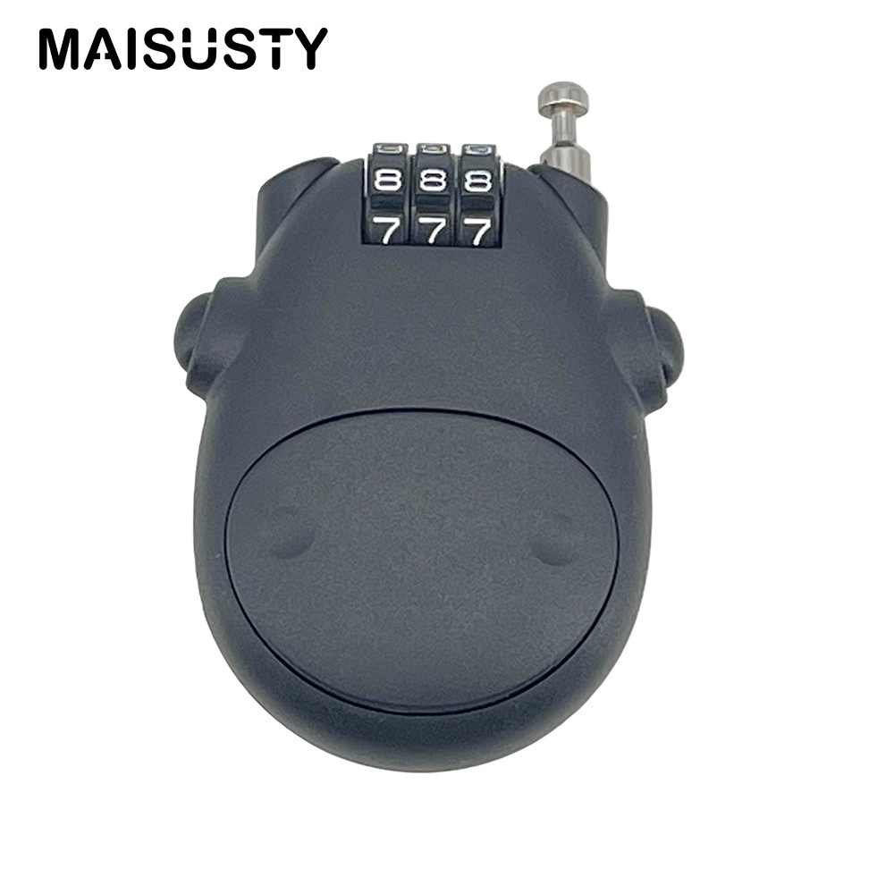 Wire Security Adjustable Retractable Combination Cable Padlock Suitcase Luggage Milk Cow Lock