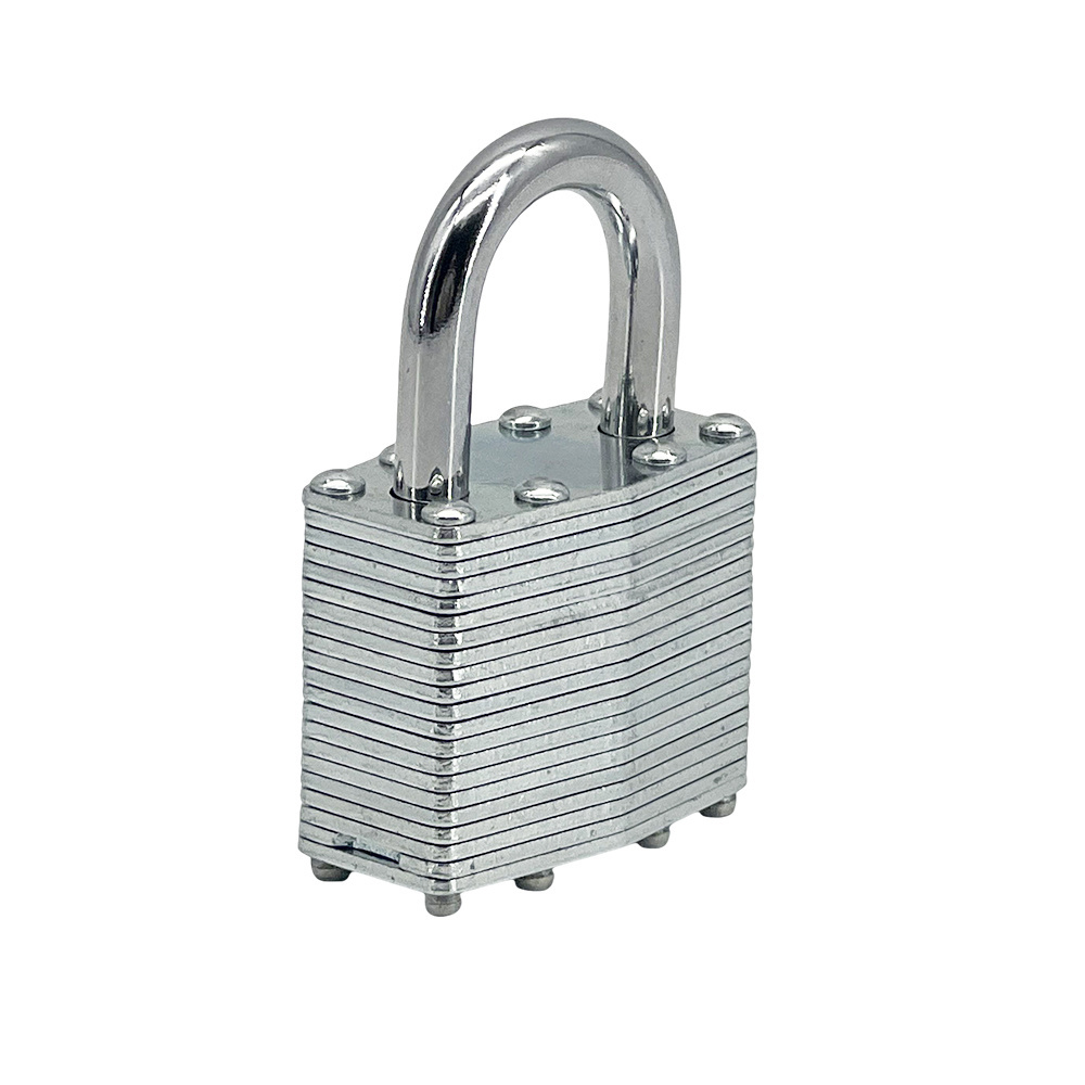 Short Shackle Reinforced Laminated Steel Pad Lock Safety Padlock