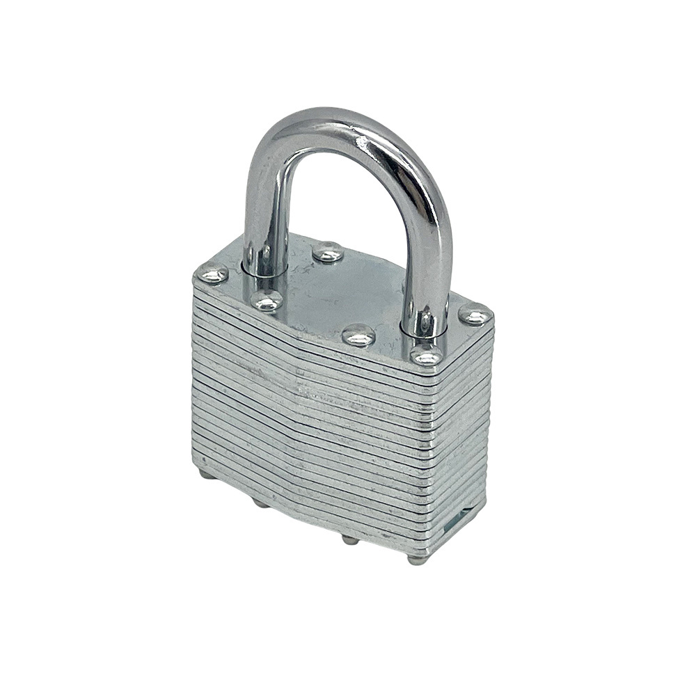 Short Shackle Reinforced Laminated Steel Pad Lock Safety Padlock