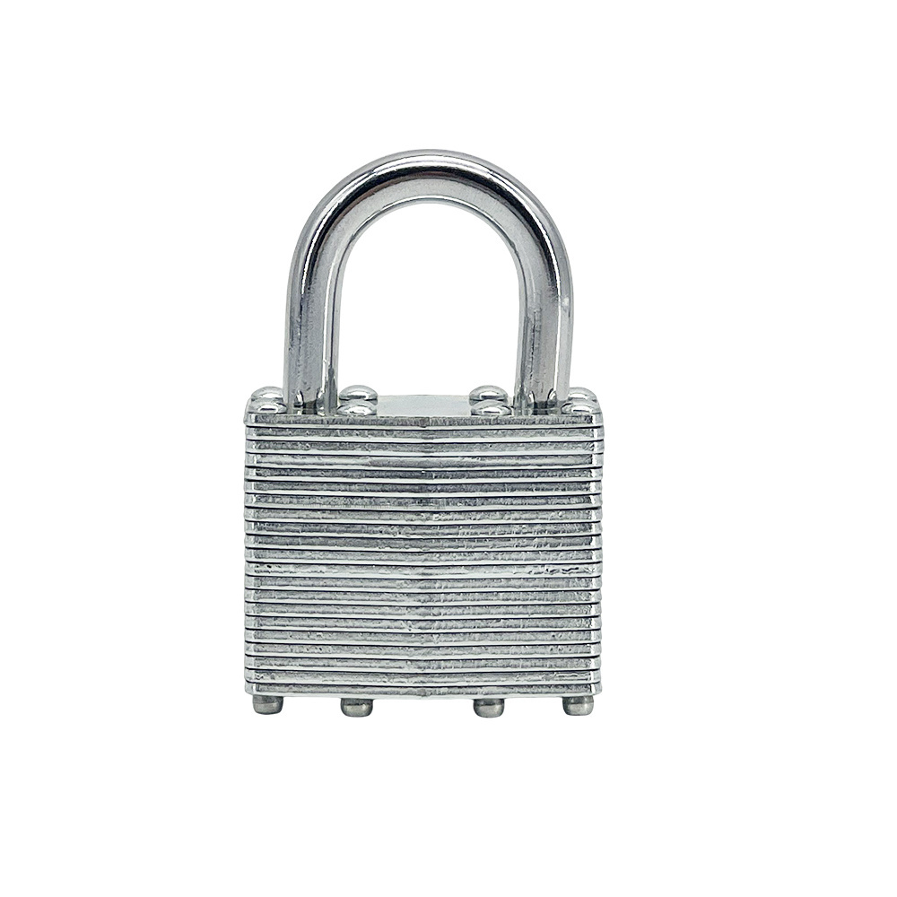 Short Shackle Reinforced Laminated Steel Pad Lock Safety Padlock