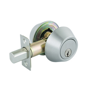 Quality Deadbolt Stainless Steel Escutcheon on Both Sides with Keyed on Both Interior and Exterior Sides