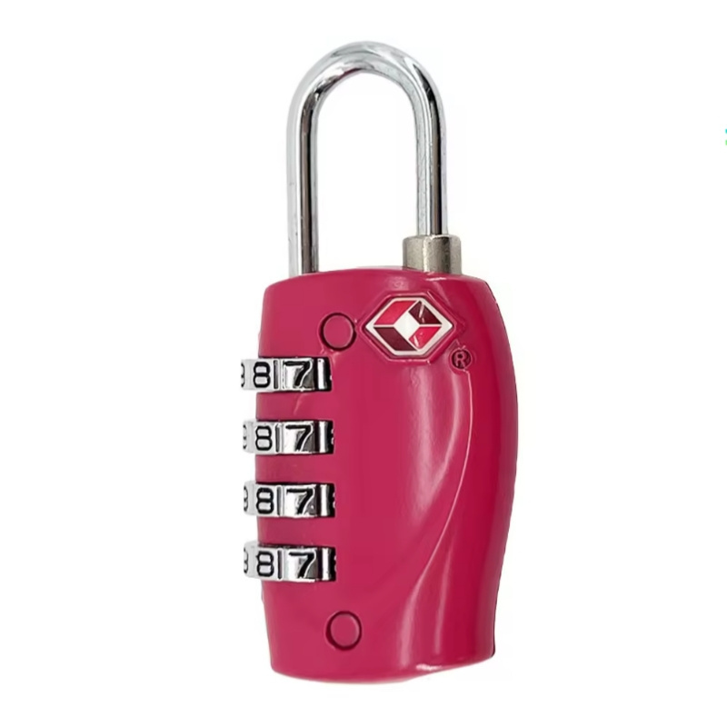 High Security 4 Digits Zinc Alloy Tsa Approved Lock for School Gym Locker Luggage Suitcase Baggage Locks