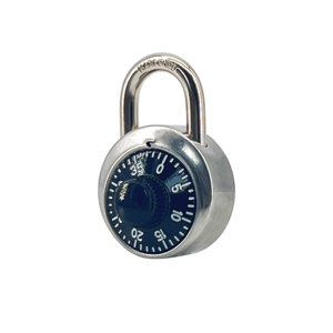 High Security Gym Round Combination Lock 3-Dial Rotary Padlock Multiple Colors School Locker Combination Padlock