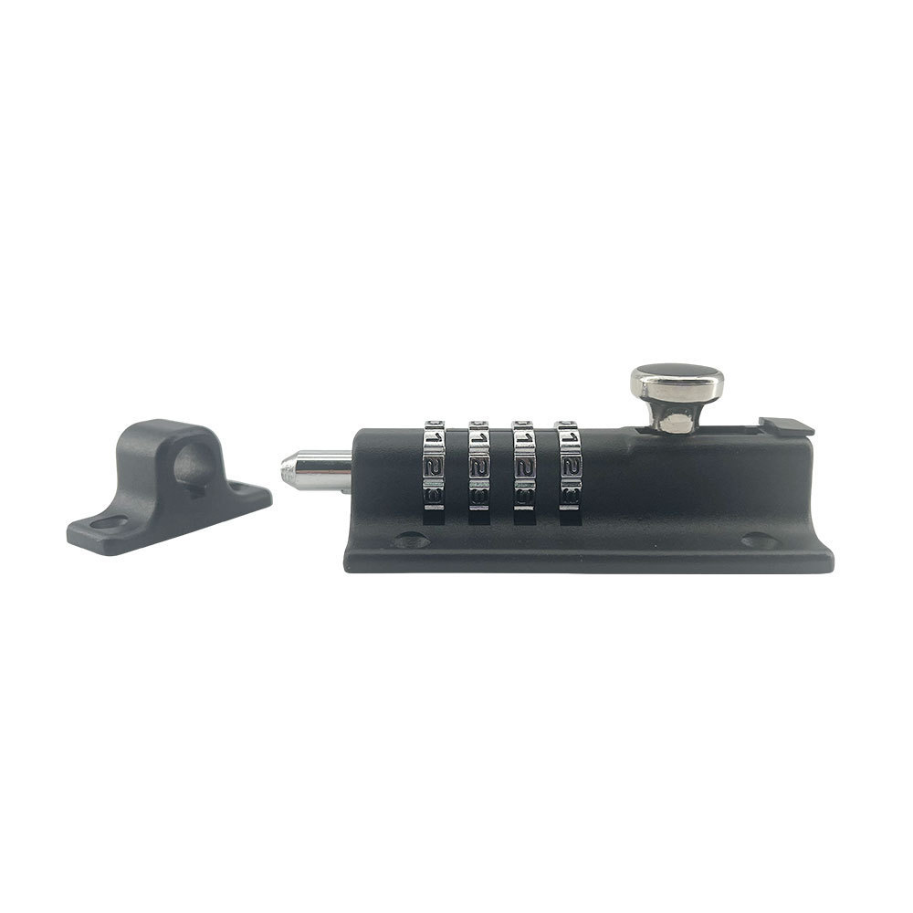 Keyless Cabinet Lock 4-Code Password Combination Digit Hasp Latch Lock  Wooden Drawer Locker