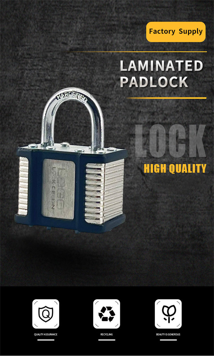 Alike with Master Key Laminated Padlocks Industrial Safety Products Short Shackle Padlocks Waterproof Pad locks