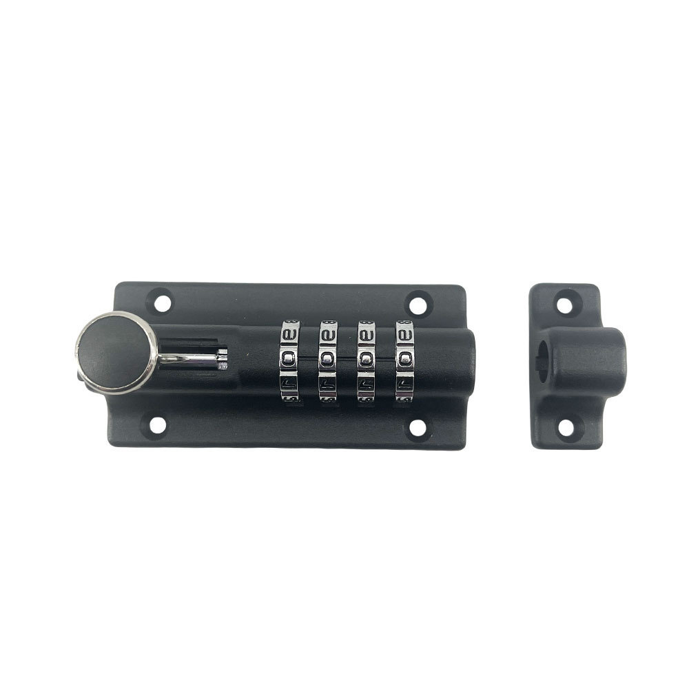 Keyless Cabinet Lock 4-Code Password Combination Digit Hasp Latch Lock  Wooden Drawer Locker