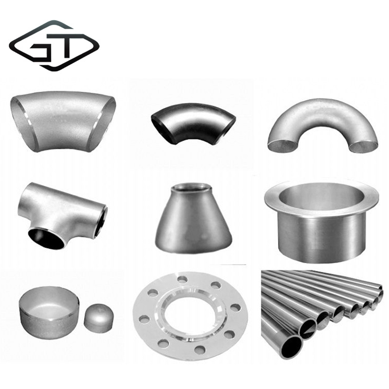 Stainless steel 304 316l 904l 45 90 180 degree elbow seamless pipe fitting end cap tee Reducer codo 90 inoxidable for petroleum