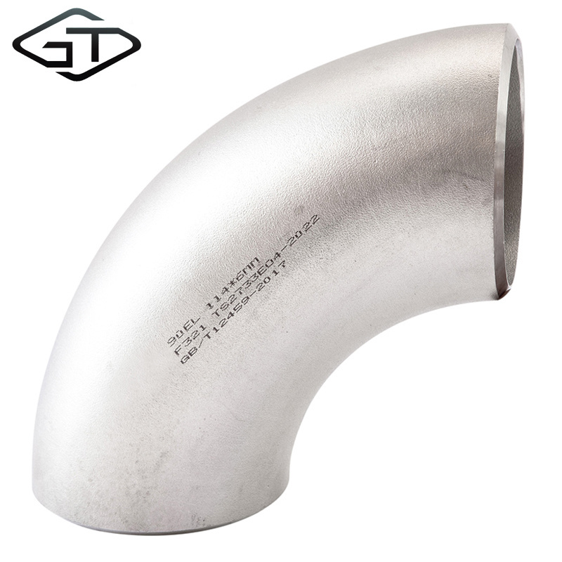 sa105m carbon steel 304 316l 904l stainless steel butt weld pipe fittings lr seamless elbow 90 degree 32mm 76mm for shipbuilding