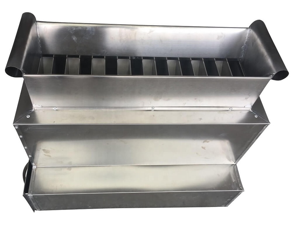 Lab Stainless Steel Riffle Sample Splitter Box For Sampling