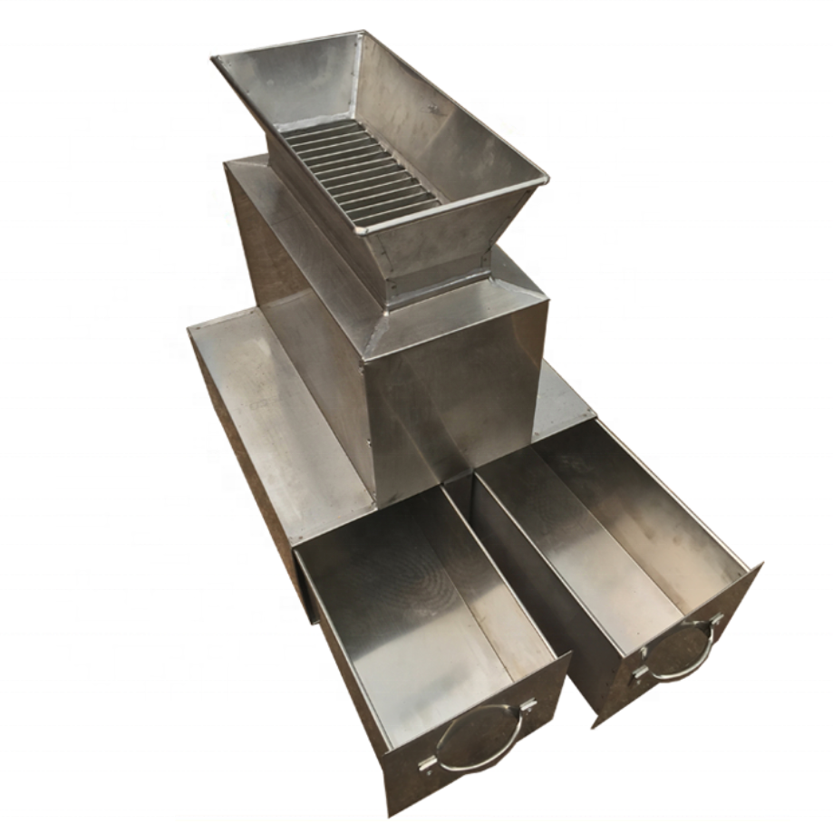 Lab Stainless Steel Riffle Sample Splitter Box For Sampling