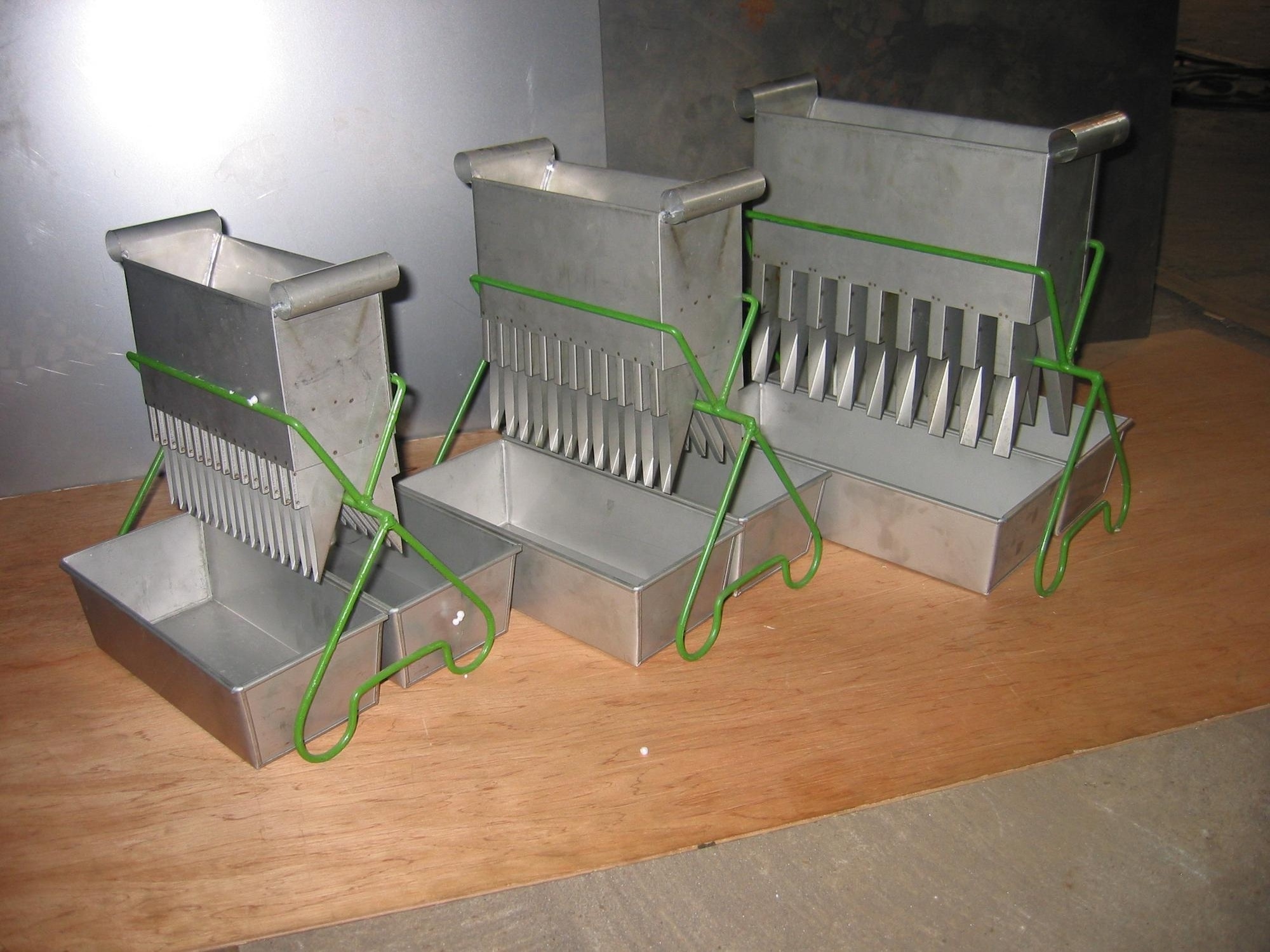 Lab Stainless Steel Riffle Sample Splitter Box For Sampling