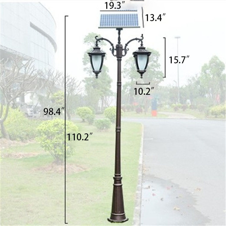 High Quality 50 Watts Modern Ip65 Waterproof Landscape Decorative  Solar Outdoor Led  Garden Light