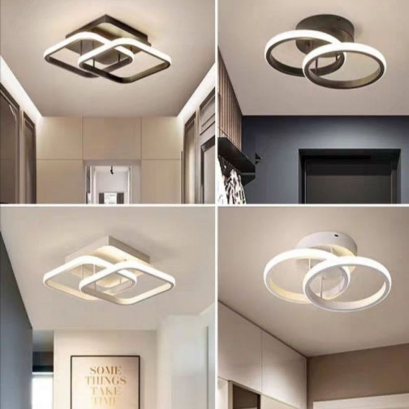 Modern Nordic Light Fixtures Pop Indoor Acrylic Lamp Home Decoration Hallway Corridor Led Ceiling Light