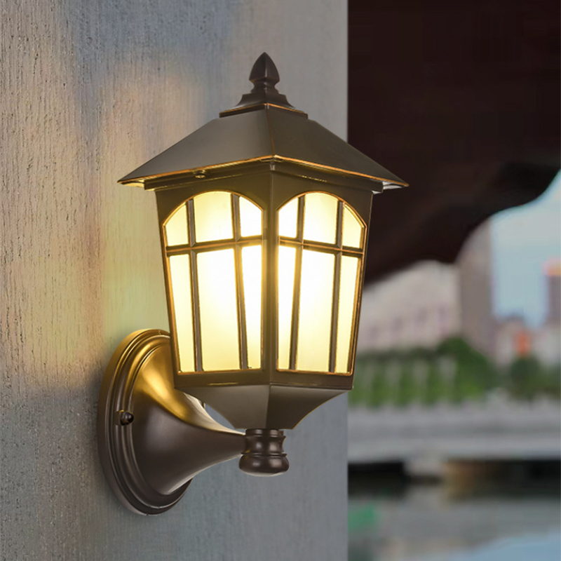 Retro style high quality aluminum garden wall sconce outdoor landscape lighting LED wall sconce  wall light outdoor