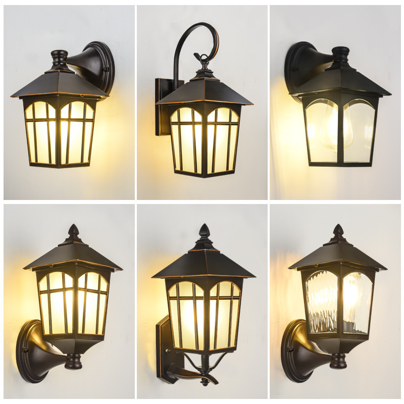 Retro style high quality aluminum garden wall sconce outdoor landscape lighting LED wall sconce  wall light outdoor