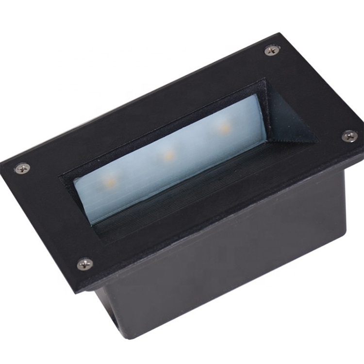 High quality die-cast aluminum IP65 waterproof outdoor step light step wall light for corner step lighting